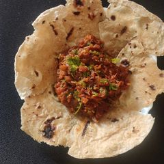 A picture of Baingan ka Bhartha.