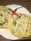 Pollo con rajas poblabas