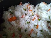 A picture of raisins fried rice