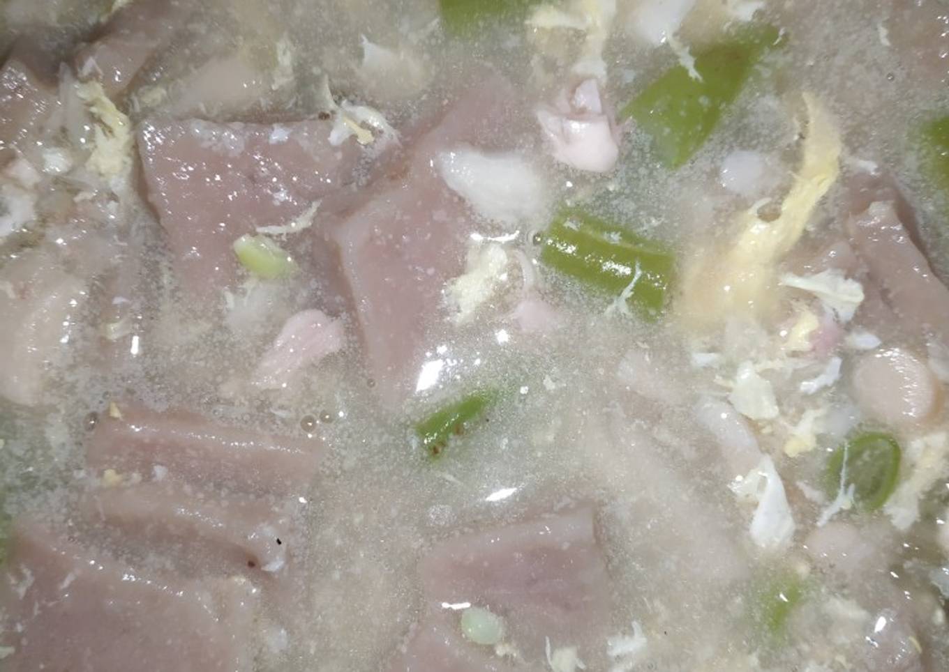 Chicken and Egg Drops Soup