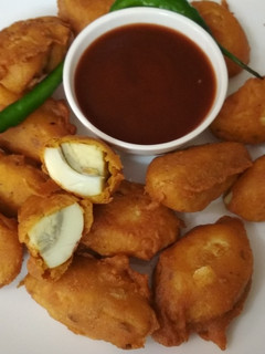A picture of Egg Fritter(Anda Pakoda).