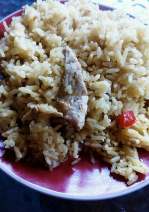 Una foto de Arroz con Chuleta de Cerdo