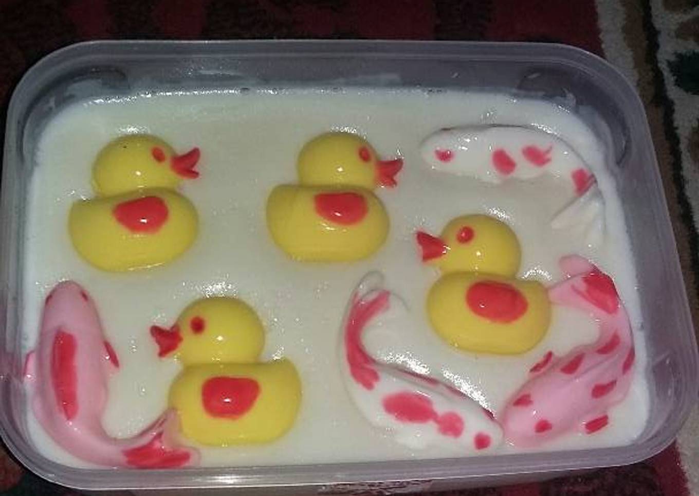 Puding ikan & bebek