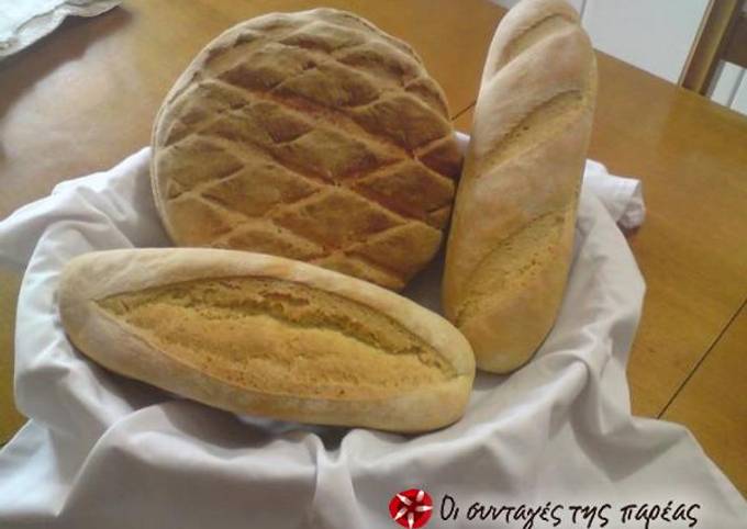 κύρια φωτογραφία συνταγής Χωριάτικο ψωμί με μπαχαρικά