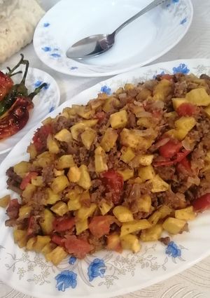 عکسی از دستور خوراک گوشت چرخ کرده