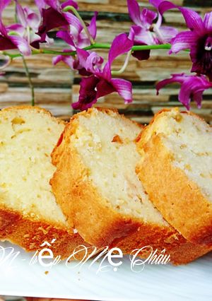 Hình của món Bánh bông lan chanh đào tắc mật ong.