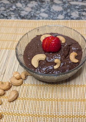 Una foto de Postre de Banana y chocolate sin azúcar, sin edulcorante, solo 3 ingredientes