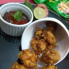 A picture of Chicken kurkure hot shot.