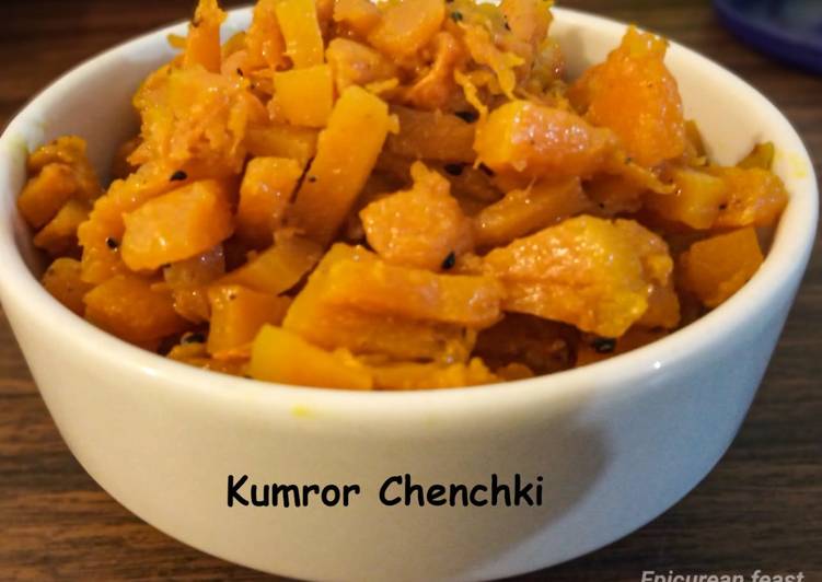 Kumror Chenchki Pumpkin Stir fry