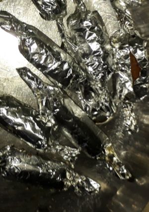 A picture of Chicken chocolate kebabs.