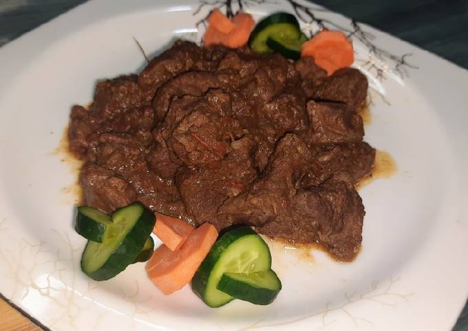 Kabab Halla (stewed beef) 🍖😋.. my own recipe