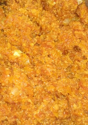 A picture of Gajar ka halwa.