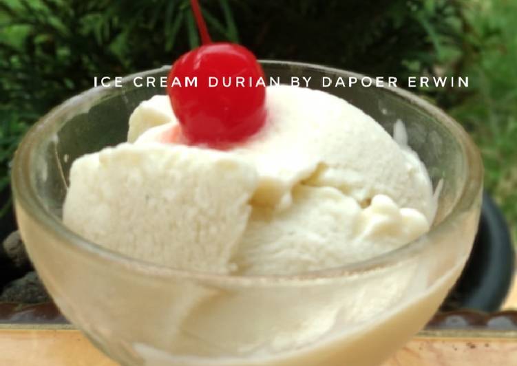 Ice cream durian