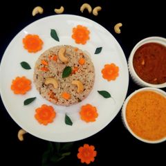 A picture of Little millet upma.