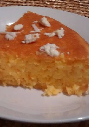 Una foto de Torta de jojoto (maíz)