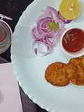Poha peas tikki