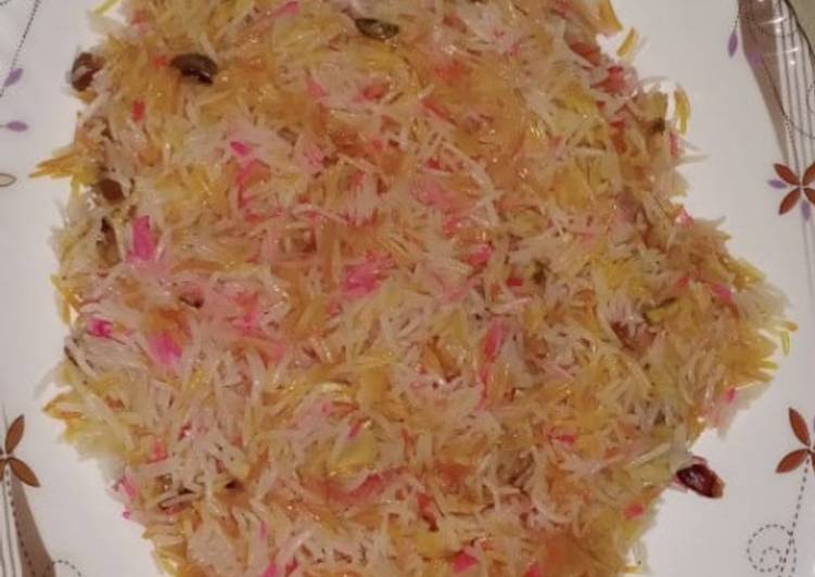 Recipe of Favorite Mutanjan Meethe Chawal