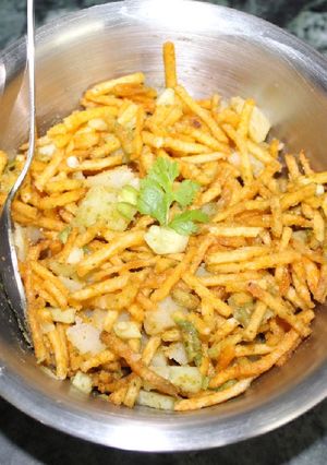 A picture of Lachcha Chaat.