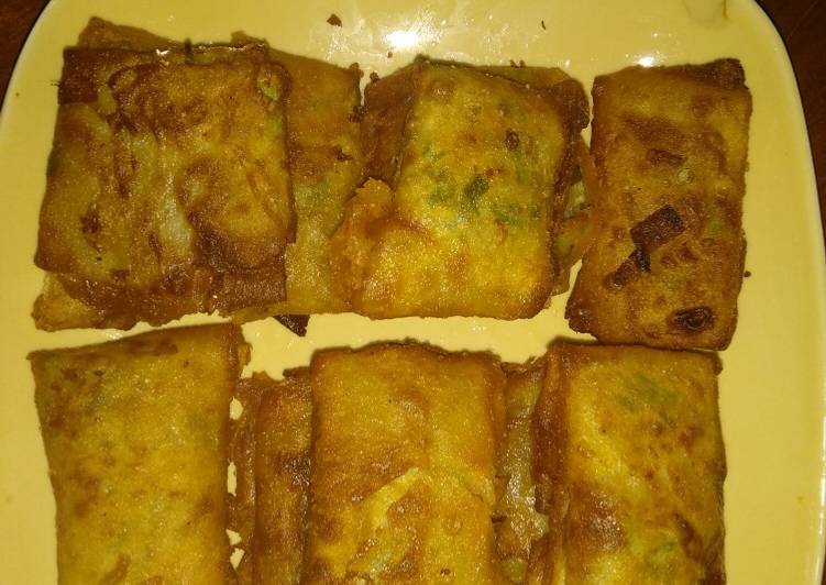 Lumpia sayur (belanja dengan uang cuma 12ribu)