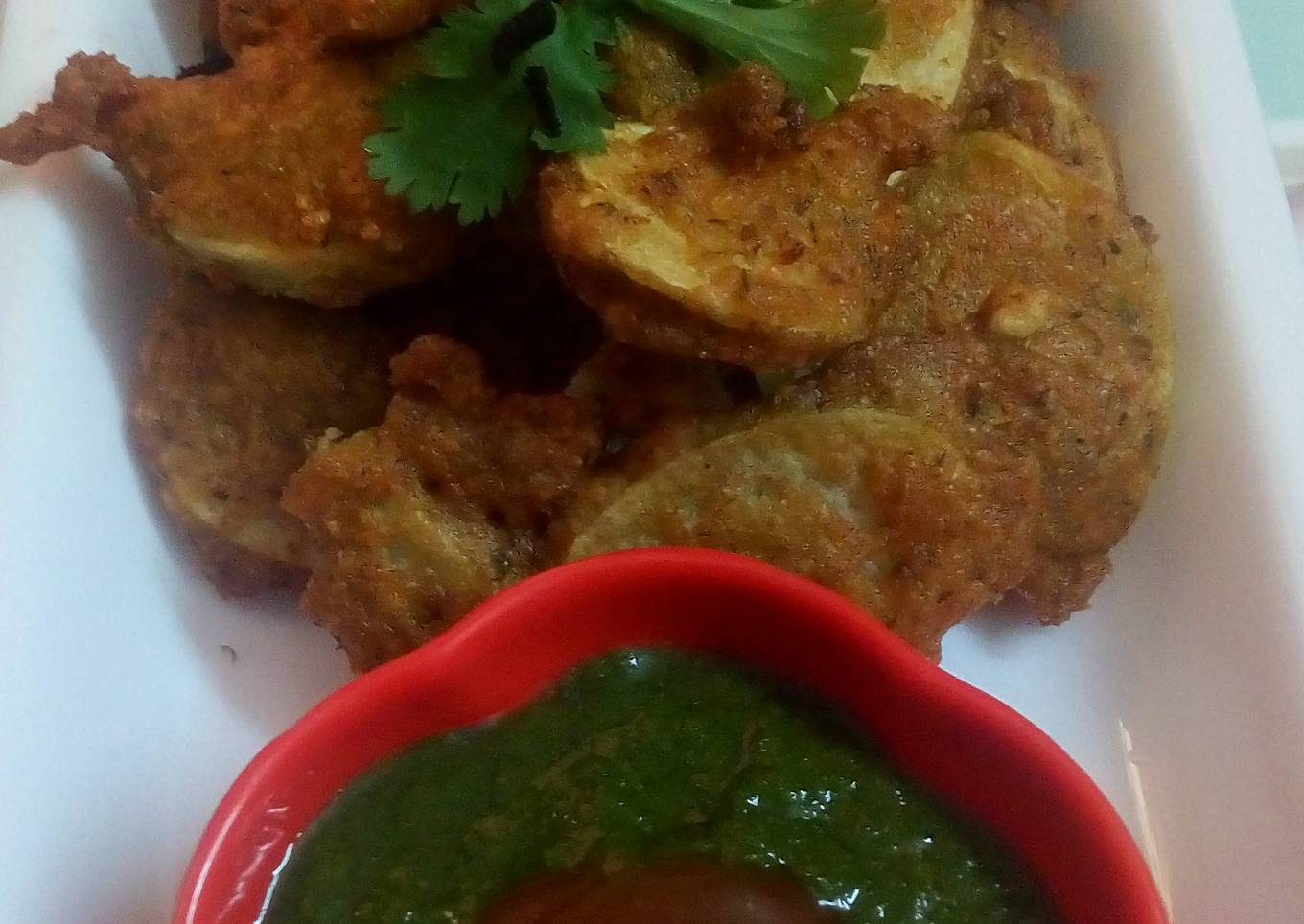 Green moong daal pakode