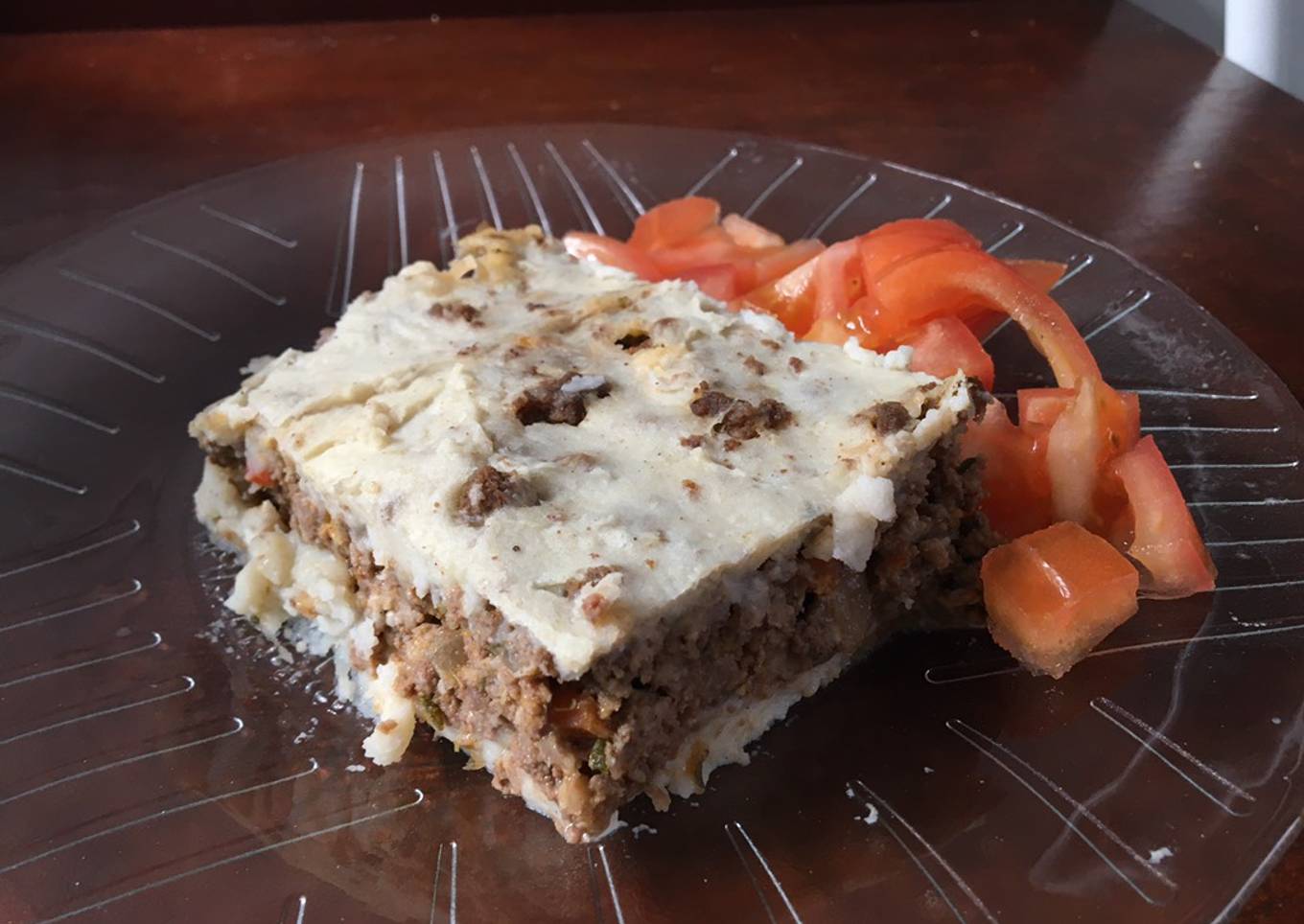 PASTEL DE CARNE / PAPA con puré de bolsa 🥔 🍖