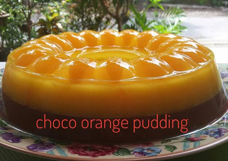 Choco Orange Pudding