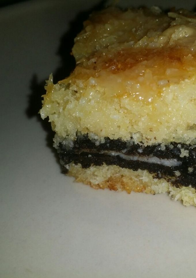 صورة لوصفة بسبوسة الاوريو