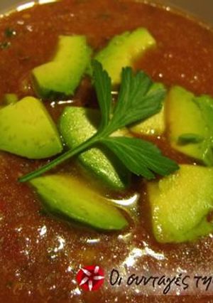 Φωτογραφία της συνταγής Gazpacho - κρύα σούπα από την Ισπανία