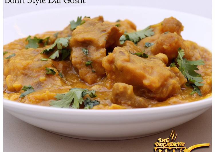 Bohri style dal gosht