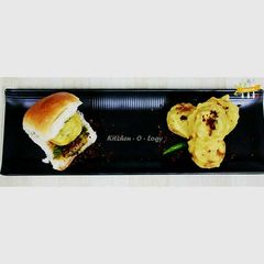A picture of Vada Pav #monsoon.
