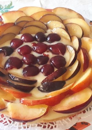 Foto di Crostata alla frutta fresca e crema pasticcera