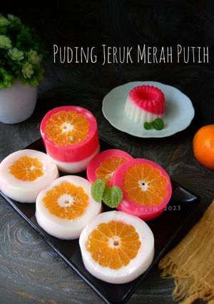 Foto resep Puding Jeruk Merah Putih
