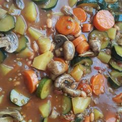 A picture of Vegetable Curry .