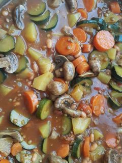A picture of Vegetable Curry .