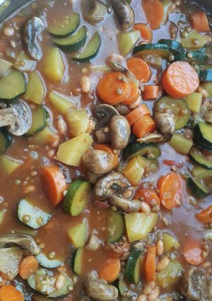A picture of Vegetable Curry .