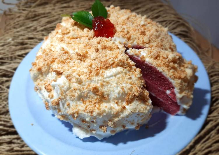 Red Velvet cake ala anak kos