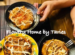 Hình của món Bánh xèo Nhật Bản |ăn chơi no thiệt|.