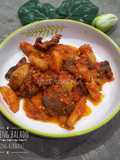 Dendeng Balado (daging kurban)