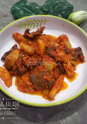 Foto resep Dendeng Balado (daging kurban)
