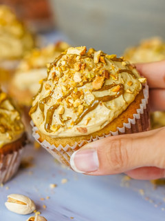 Una foto de Cupcakes de pistacho