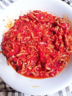 Foto resep Sambal teri medan