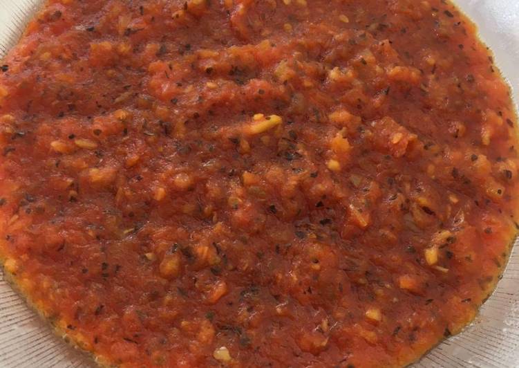Bagaimana Menyiapkan Tomato Concasse (untuk saos pizza), Enak