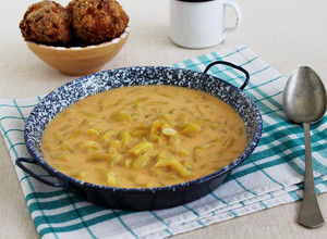 Zöldbabfőzelék recept fotója