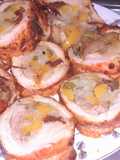Matambrito de cerdo relleno al horno