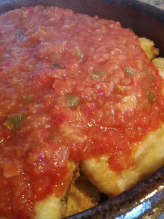 Una foto de Bacalao a la Vizcaína