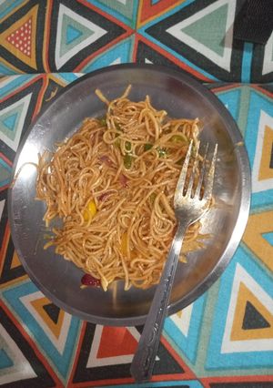 A picture of Chinese Noodles.