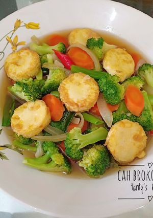 Foto resep Cah Brokoli Tofu