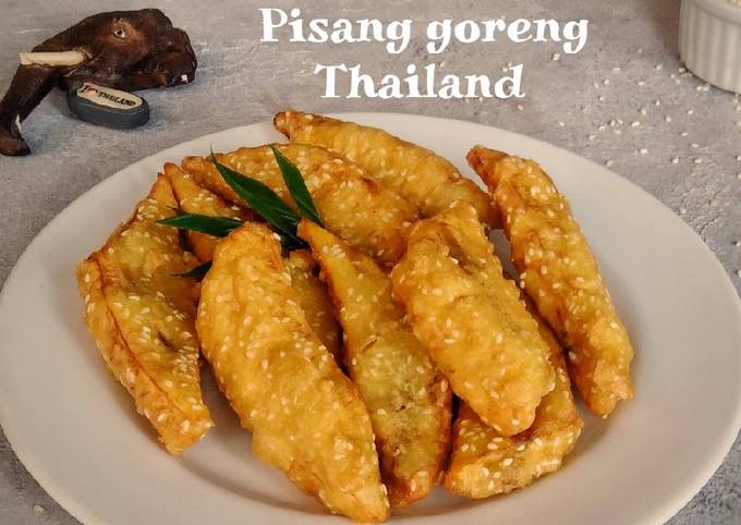 Bagaimana cara memasak Pisang goreng thailand yang sesuai selera