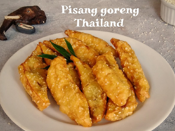 Cara Gampang Membuat Pisang goreng thailand yang Enak Banget