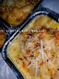 Foto resep Macaroni schotel (simpel tanpa telur) #RecookbundaEi